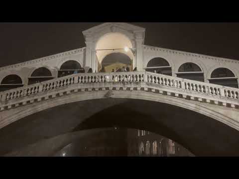 Boat Ride in Venice on a Foggy Night