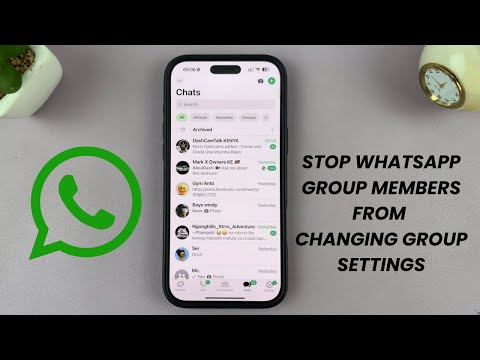 How To Stop Whatsapp Group Members From Changing Group Settings