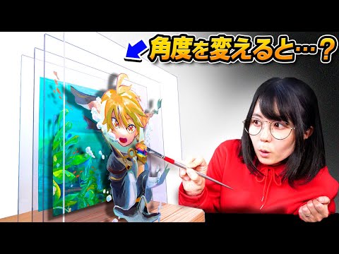 I Draw Shocking 3D PAINTINGS! -GENSHIN ART-