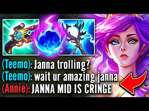 Everyone thought I was trolling with Janna mid... but then I carried my team