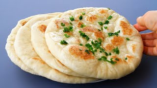 [No Oven ] Mix water with flour, the softest and healthy flatbread recipe you will ever make