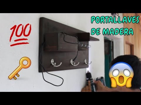 Portallaves de madera | DIY Key holder