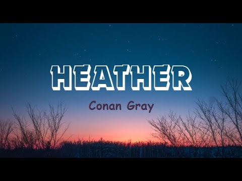 Conan Gray - Heather ( lyrics )