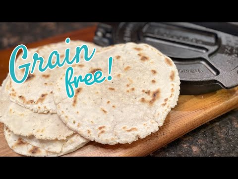 EASY Grain Free Shells!!  -Healthy and Fast!- Tacos, Wraps, Breakfast!  Paleo Friendly! Gluten Free