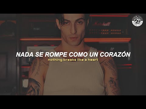 Damiano David - Nothing Breaks Like a Heart [español + lyrics]