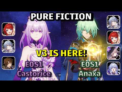 NEW UPDATE! V3 IS HERE! E0S1 Castorice and E0S1 Anaxa Showcase | Pure Fiction - Honkai: Star Rail