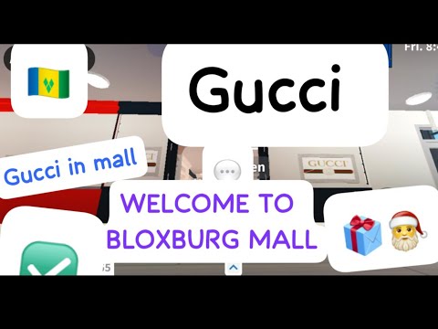 💙BUILDING GUCCI IN ✅️MY BLOXBURG MALL❤️📷