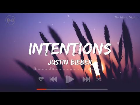 Intentions - Justin Bieber (Lyrics) | Shawn Mendes, Billie Eilish, Rihanna,...