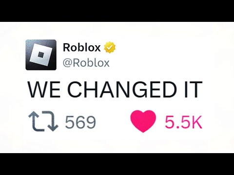 Roblox Actually Responded... and its good