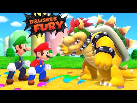 Bowser's Fury - Full Game 100% Walkthrough (2 Player)