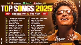 Billboard Pop Songs 2025 Playlist ✨Ed Sheeran, The Weeknd, Bruno Mars, Rihanna, Sia, Adele, Dua Lipa