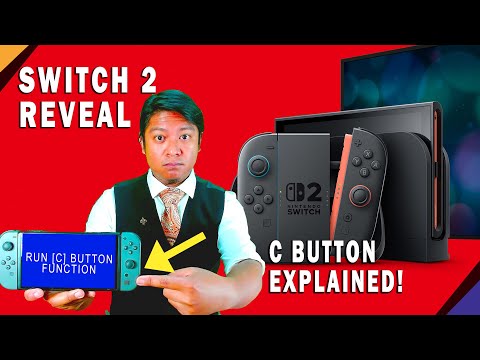 The Switch 2 just got announced! Now I can SHOW what the C Button does!