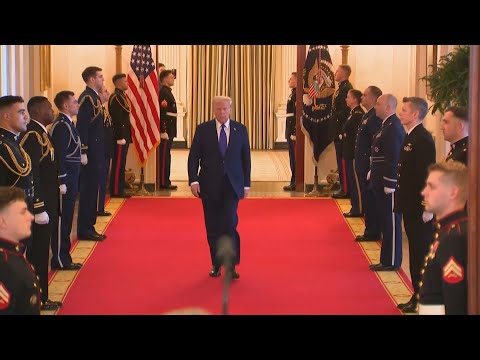 LIVE: Trump Signs First Immigration Act on Red Carpet (R$E)