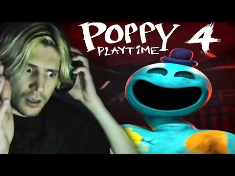 xQc Plays Poppy Playtime Chapter 4