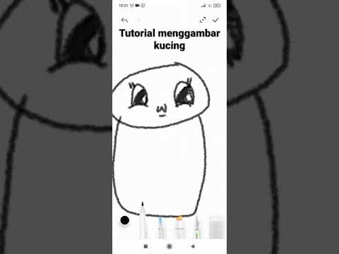 Tutorial menggambar kucing simple