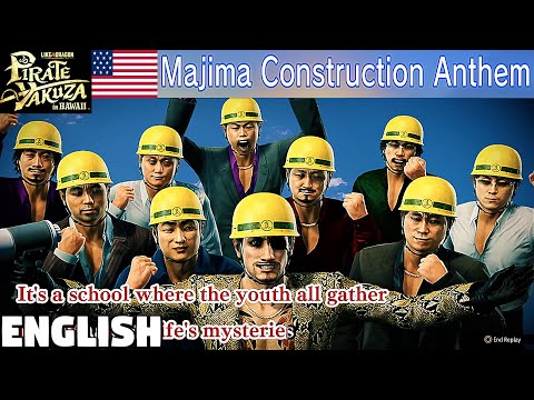 Majima Construction Anthem Karaoke [English] - Like a Dragon Pirate Yakuza in Hawaii