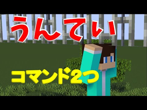 【コマンド】うんていアスレチックを作る【マイクラBE(Win10,Xbox,Switch,PE,PS4)】