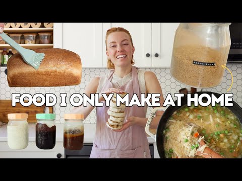 What I DO NOT Buy At The Store As A Homemaker (and make at home!)