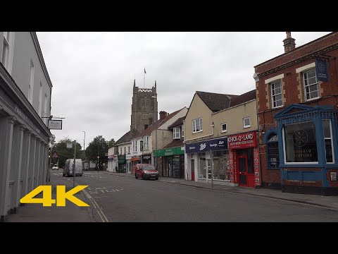 Keynsham Walk: Town Centre【4K】