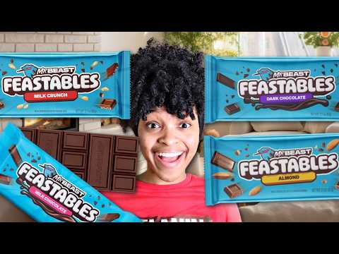 Onyx Family Eats ALL Mr Beast Feastables