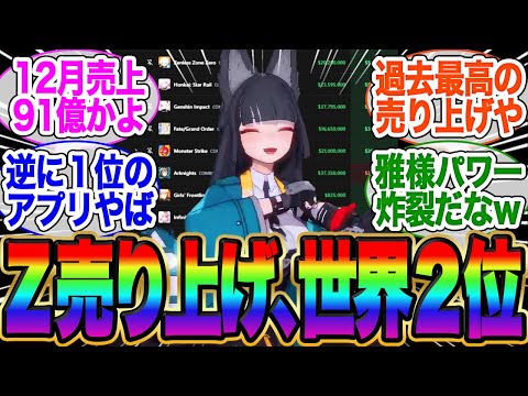 【世界２位】ゼンゼロ12月売上額がガチで凄い！【ゼンゼロ】【雅】イブリン【イヴリン【PV】【ゼンレスゾーンゼロ】【ライト】【アストラ】ガチャ【エレン】【シーザー】柳