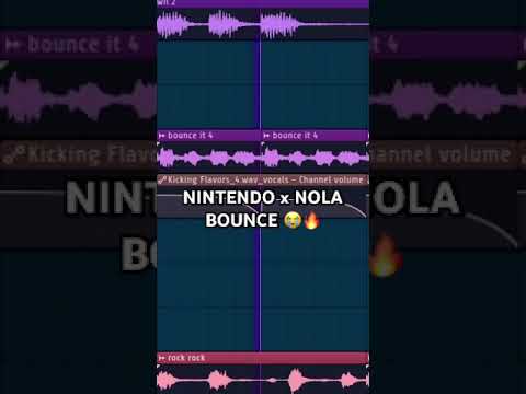 NINTENDO x NOLA BOUNCE 😭🔥 #flstudio #nola #louisiana #nintendo #dashie