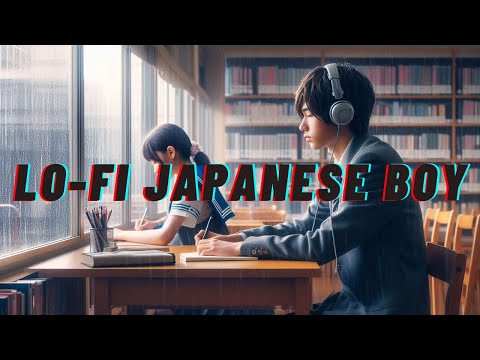 Did she notice me here? - Lo-fi hip-hop relax session 📚 lofi japanese boy