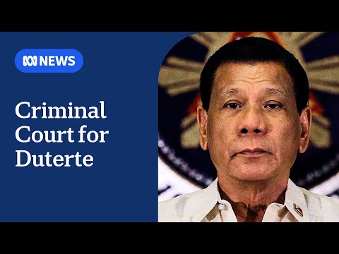 Rodrigo Duterte in custody of Int. Criminal Court on crimes against humanity charges | ABC NEWS