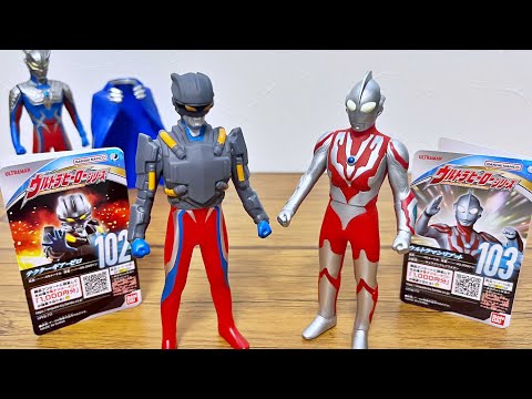 【ゼロの勢いが止まらない】テクターギアゼロ&ウルトラマンリブット　ウルトラヒーローシリーズ　ソフビ　レビュー