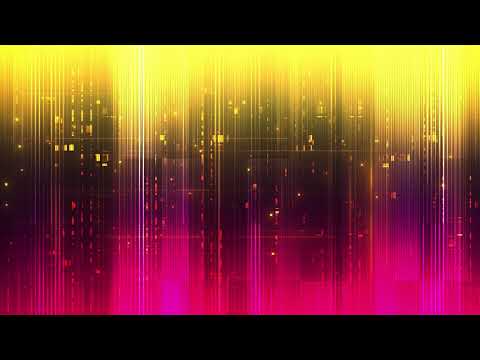 Cyberpunk Gradient Yellow Red Geometric Futuristic Background video | Footage | Screensaver