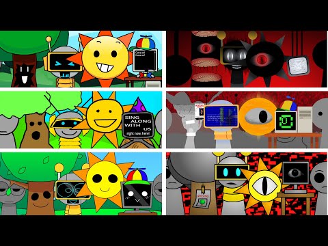 Incredibox - Sprunki but MIX MR SUN and FUNBOT and MR FUN COMPUTER and MR TREE in ALL Different Mods