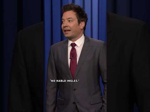 #Trump has made English the official U.S. language. #FallonTonight