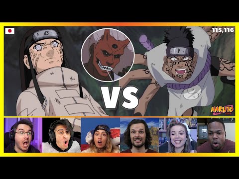 Neji vs Kidomaru Part (1/2) | Reaction Mashup [ Naruto 115,116 ] ナルト