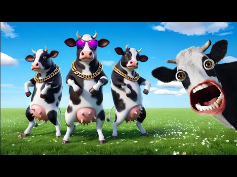 FUNNY COW DANCE 11 | Cow Song & Cow Videos 2024 | Cow dance mix | funny dancing cow | gaiya | music