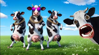 FUNNY COW DANCE 11 | Cow Song & Cow Videos 2024 | Cow dance mix | funny dancing cow | gaiya | music