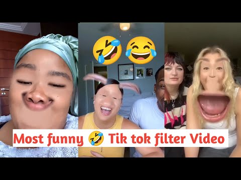 Funny tiktok filter video 😂 Try not laugh 😂 #funny  #tiktok #tiktokvideo