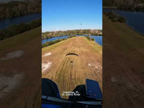 Flying St Johns River near St Augustine, FL #paramotor