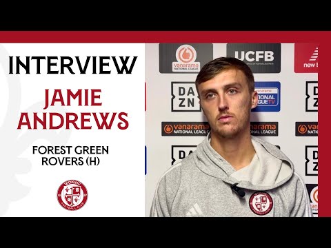 Woking 1-1 Forest Green Rovers | Jamie Andrews Interview