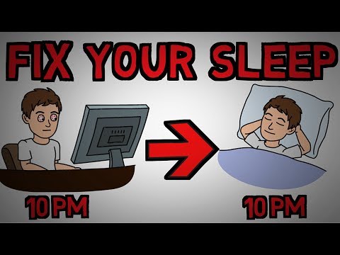 How To Fix Your Sleep Schedule - Reset Your Sleep Pattern (animated)