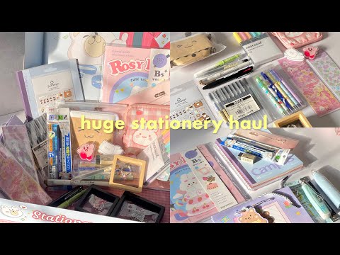 huge back to school stationery haul 🍧ft. Stationery pal