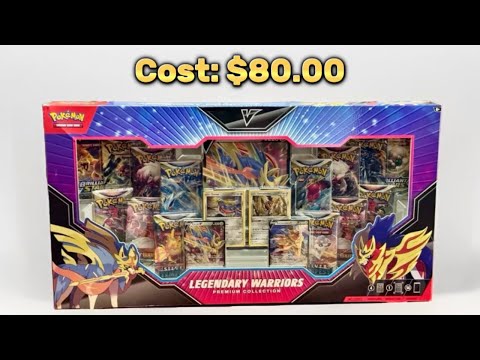 Legendary Warriors Premium collection - Satisfying Pokemon Card unboxing