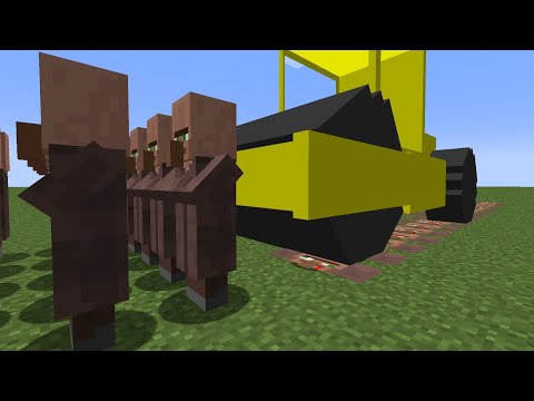 Crushing Villagers with Giant Roller