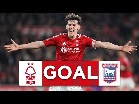 GOAL | Ryan Yates | Nottingham Forest 1-1 Ipswich | Fifth Round | Emirates FA Cup 2024-25