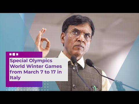 Special Olympics World Winter Games from March 7 to 17 in Italy