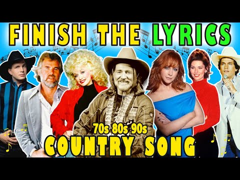 Finish the Lyrics Country Songs 70s 80s 90s | Music Quiz