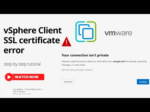 How to Resolve SSL Certificate Error in vSphere Client ⚒️🚧🦾| Step-by-Step Guide #SSL #VMware