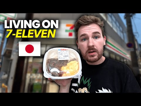 LIVING ON 7-ELEVEN for 24 Hours 🇯🇵 (Japan)