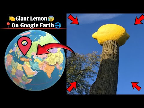 😱🍋I Found Big Giant lemon On Google Earth and Google map 🌍#videos #googleearth #earthpromax