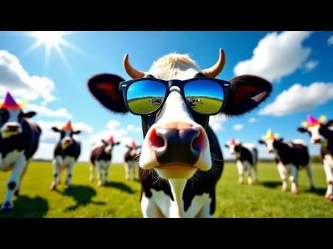 FUNNY COW DANCE 🤣🐮| COW SONG _ COW VIDEOS | DANCING COW | ANIMAL SOUND