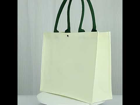 How Canvas Cotton Bag Looks Like #cottonbag